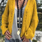 Sweater Women Autumn New Amazon Hot Solid Color Loose Casual Sweater Jacket Women Cardigan Sweater