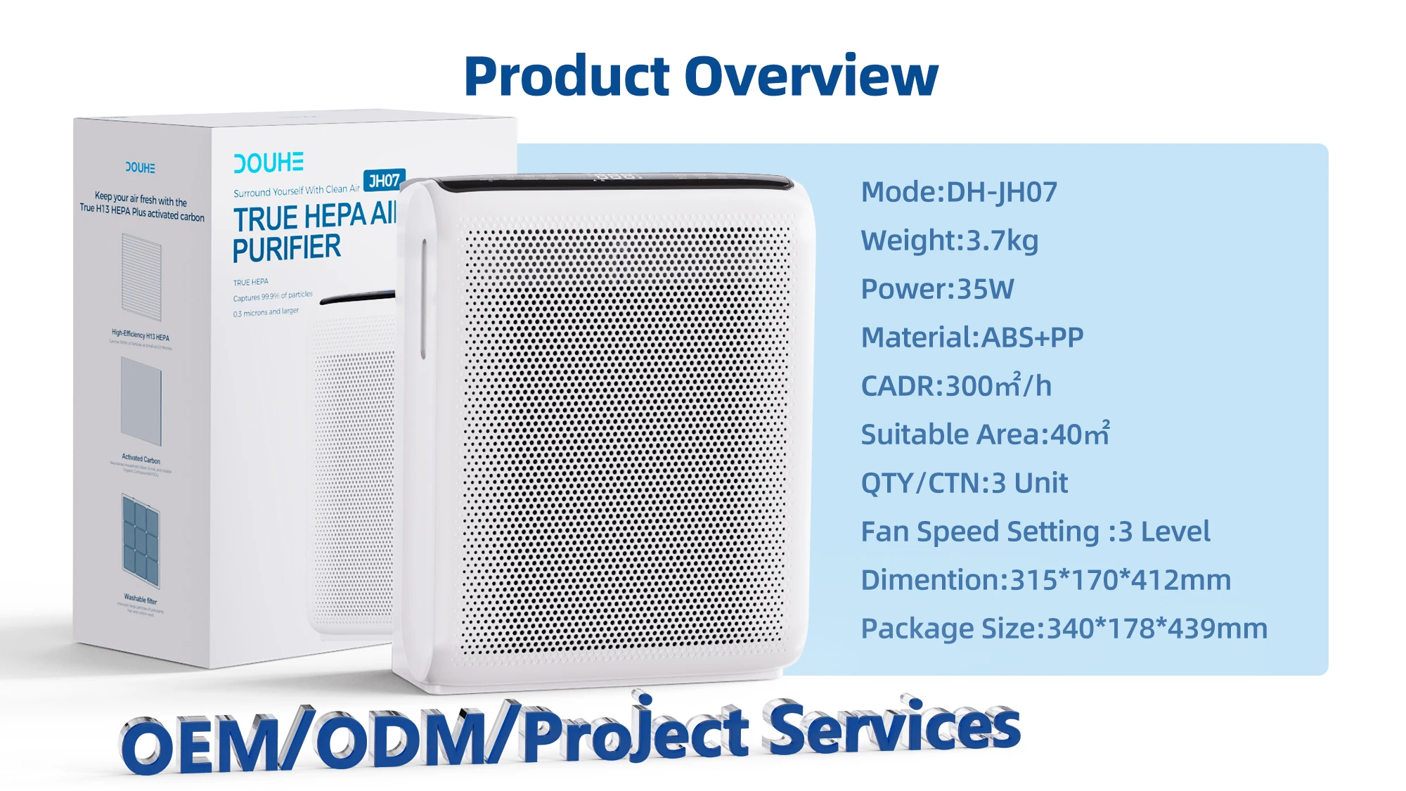 Pm10 Electrostatic Hepa Filter, 300, CADR, PM1.0, PM2.5 - detail 24
