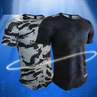 T-shirts China Professional Manufacture Pure Color Casual Gym T-shirts Custom