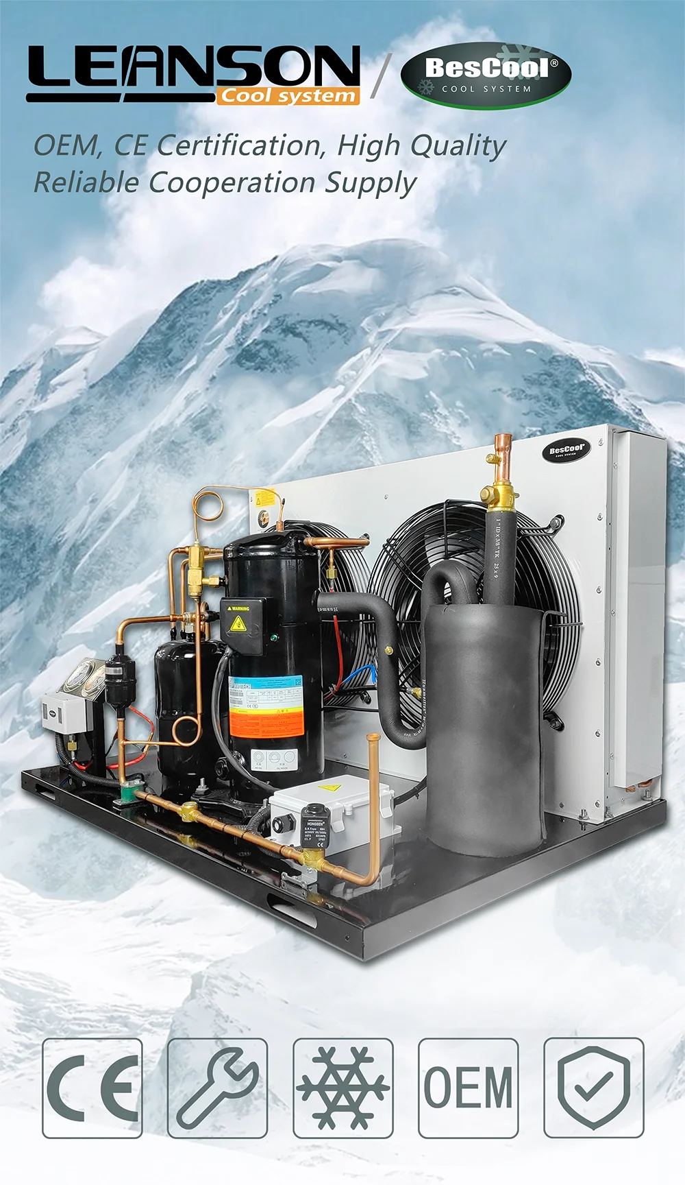 Condensing Unit, Scroll, R-404A - detail 2