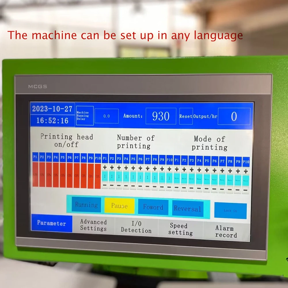 product automatic high speed 3 color 10 stations screen printing machine with everything-18
