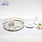 Tray Serving Metal Tray New Product Ideas 2020 Large Galvanized Metal Round Gold Serving Tray