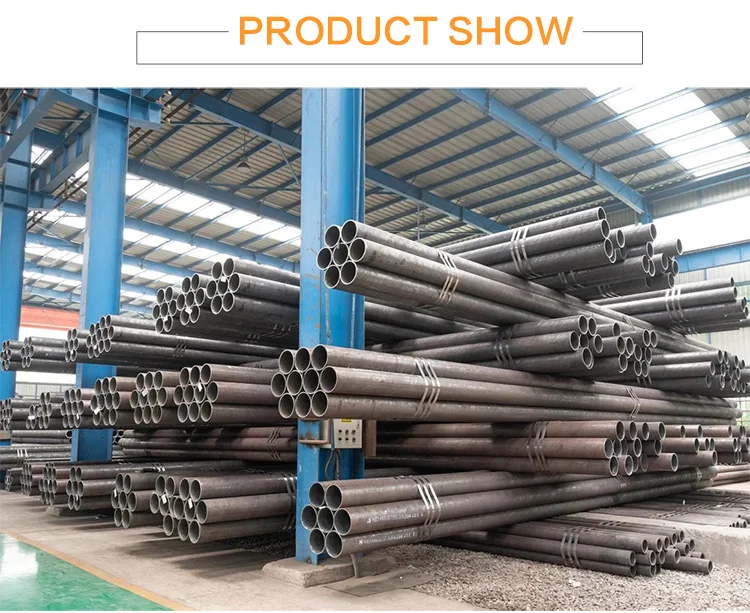 Astm Api 5l Gr B A134 A106 A53 Sch 40 Black Ms Iron Pipe Hot Rolled