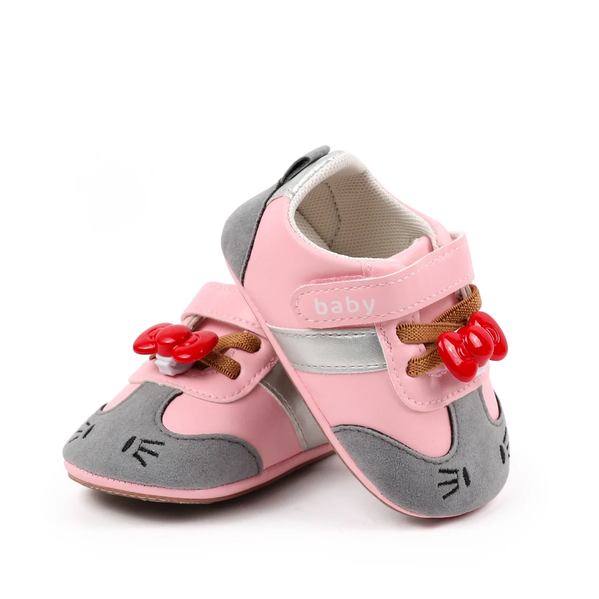 New Arrival Spring Autumn Anti-slip Sports Baby Toddler Girls Shoes 2025 manufacture