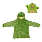 Boys Factory Price 2 In 1 Boys And Girls Cute Plush Comfy Huggle Pet Animals Hoodie