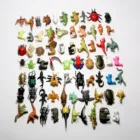 Animal Hot Selling Assorted Mini 3D Animal Zoo Toy Plastic Cartoon Capsule Toys Accessories