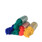 Colored Fiber Alkali Reduction Colored Polyester Figured Island Fiber