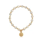 Pearl Charm Bincho Light Luxury Baroque Freshwater Pearl Charm Necklace Choker For Women