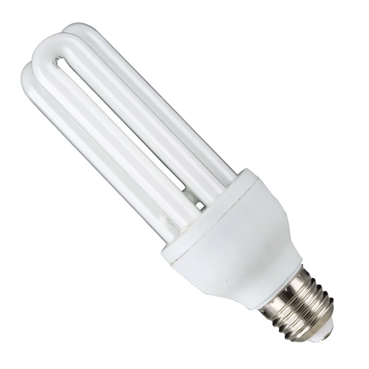 Manufacturers super bright 3U 2U 4u yellow white light  wholesale U-type three-color energy-saving lamp