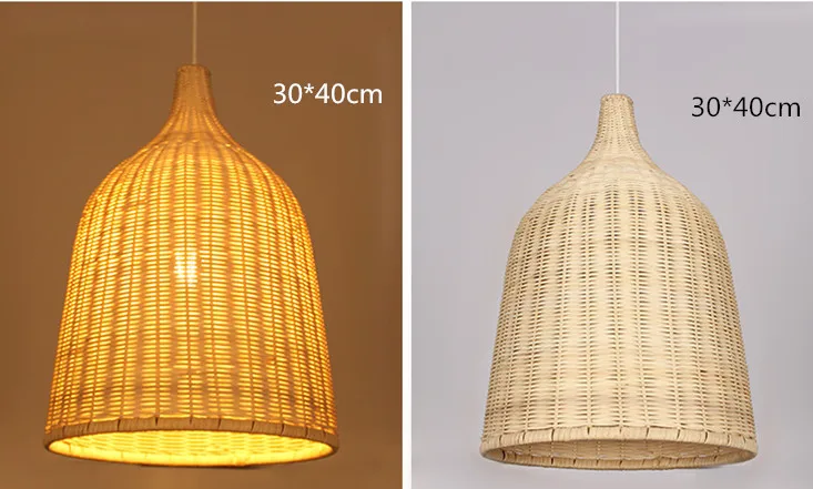 Handmade Rattern bamboo pendant light
