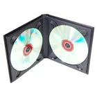 Cd Case For Plain Leather Cover Double CD DVD Storage Case For Wedding