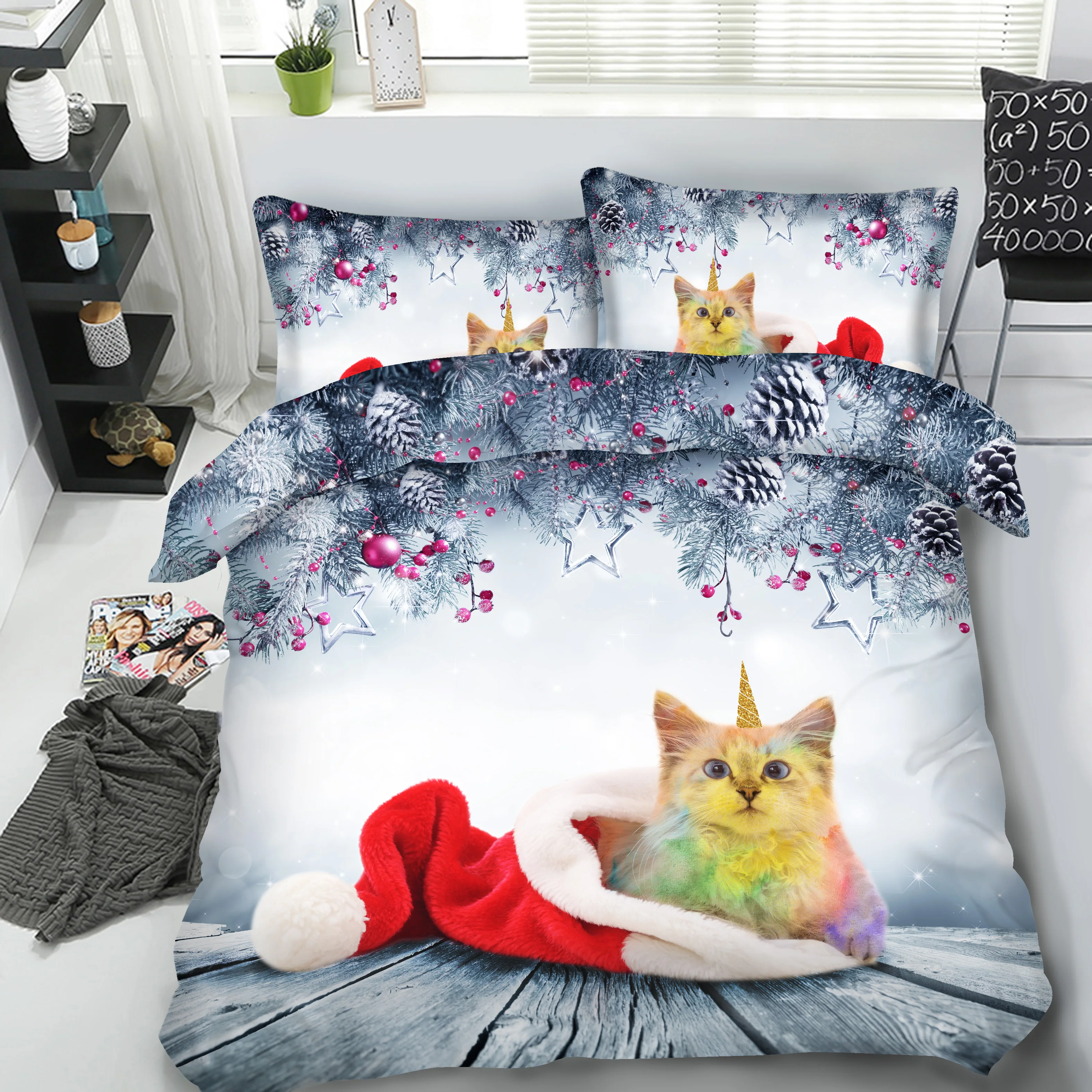 unicorn cat bedding