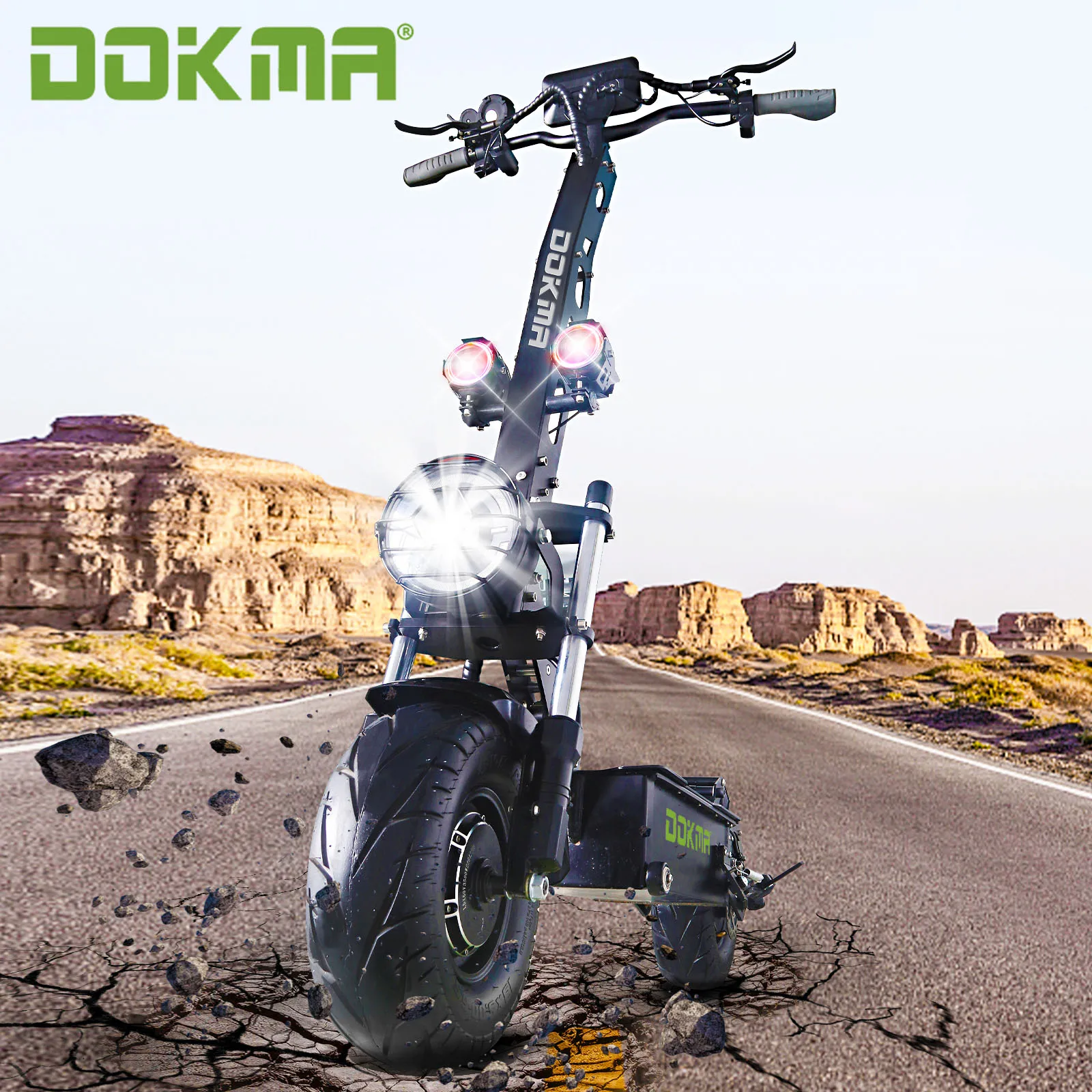 Dokma D Pro Inch W Motor Wheel The Most Comfortable Powerful