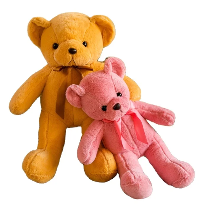 hot sale custom teddy bear plush doll girl gift ten colors bear