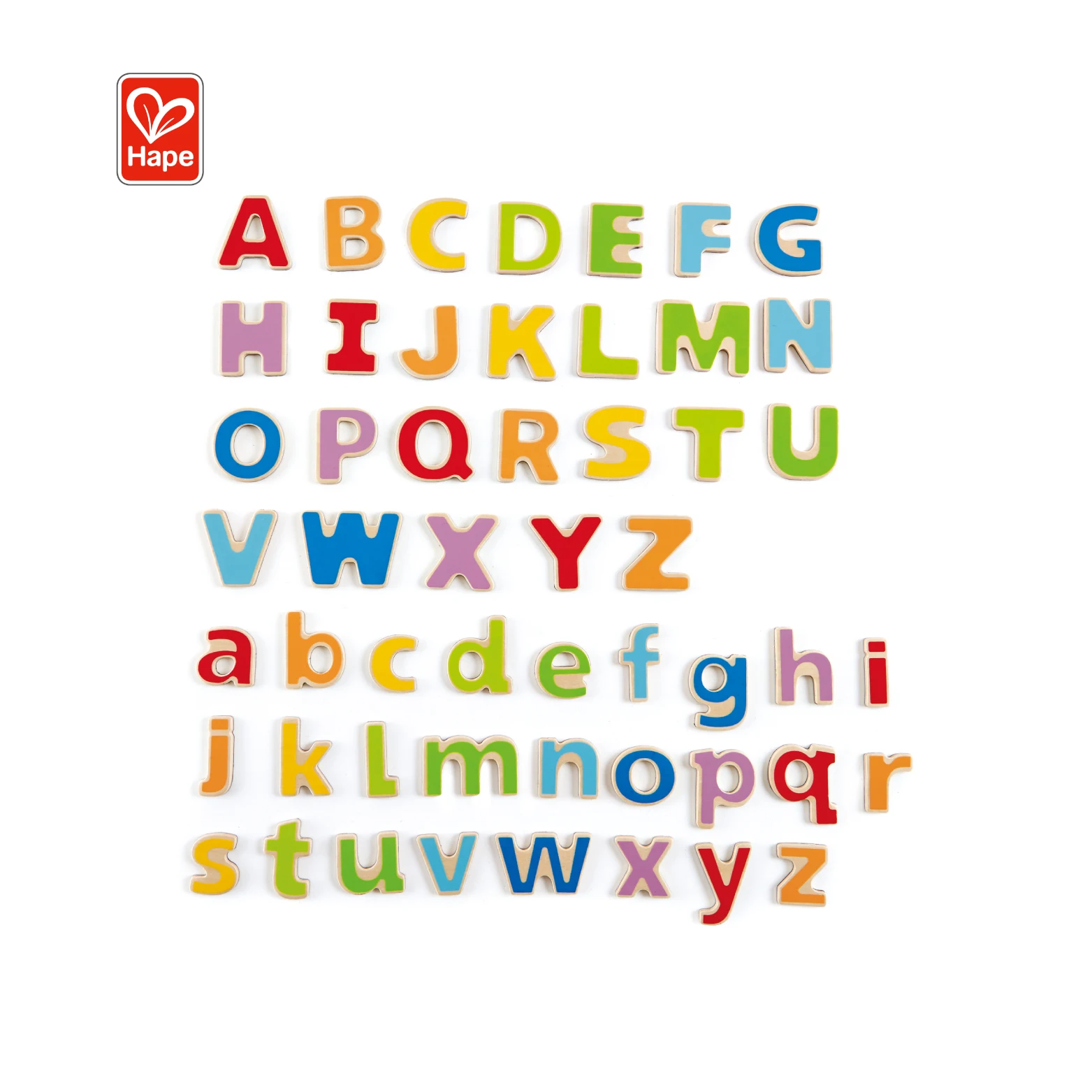 wooden magnetic letters