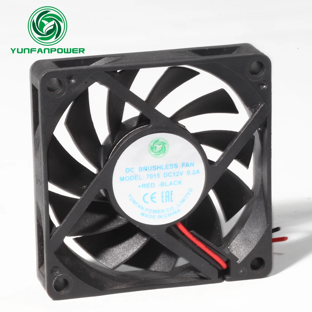 Fan, YUNFANPOWER, 7015, 70x70x15mm, Brushless - detail 4