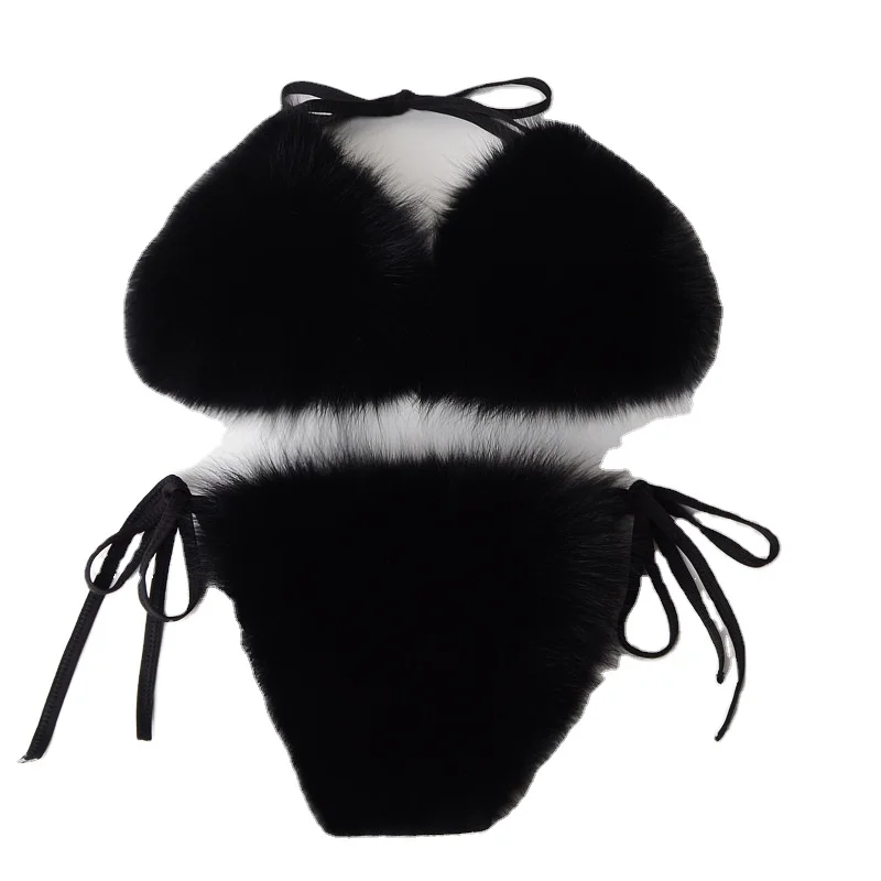 fur bathing suit