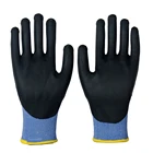 Gloves Resistant Nitrile Safety Gloves Hand Safety Anti-cut Construction Gloves Nitrile Coated Cut Resistant Work Gloves