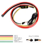 Hot Selling High Position Red Color Flow Flexible Tail Led Strip Tail Brake Stop Light With Running