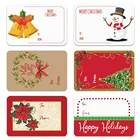 Christmas Seal Roll Christmas Gift Name Tags XMAS Stickers 6 Designs Present Seal Labels Christmas Decals Gift