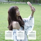 Hand Fan Customize Logo Portable Hand Held Rechargeable Small Desktop Table Mini Fan