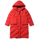 Clothes High Quality 90%down 10%waterfowl Feathers Women's Long Down Clothes