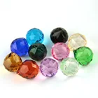 Crystal Pendant K9 Crystal Chandelier Parts 1 Hole Glass Curtain Pendant Furniture Transparent Partition Curtain