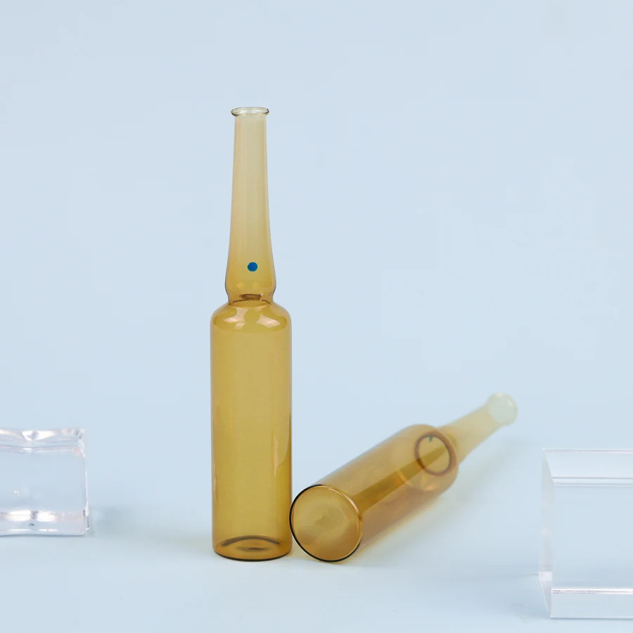 Standard Amber Color 10ml Round Thin Neck Syrup Oral Solution Bottle Medical Beauty Glass Ampoules Bottle with Rubber Stpper