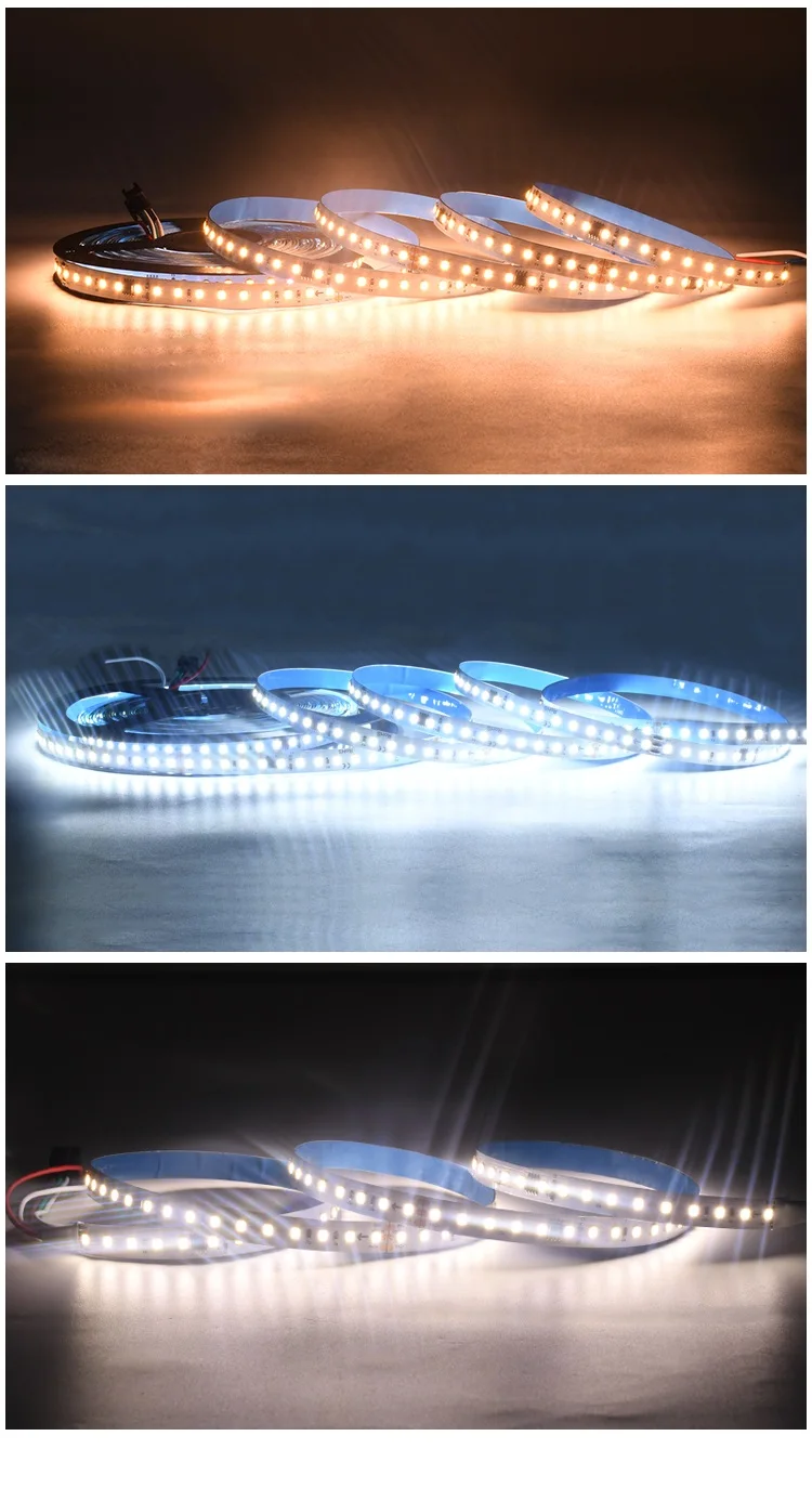 LED Strip Lights DC 24V LED Lights Flexible Super Bright LED Strips, High Density Uniform Light for Home Room Decor