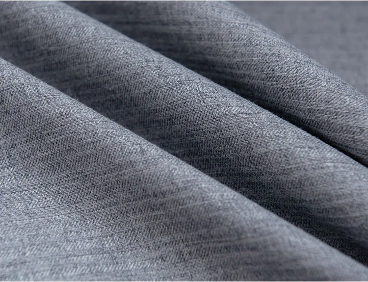 Northern Europe simple solid color curtain fabric blackout and sun-resistant for living room custom