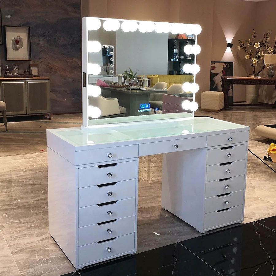 hollywood dressing table with lights