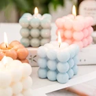 Candles INS Style Handmade Colored Romantic Luxury Rubik's Cube Ball Private Label Scented Soy Wax Candles
