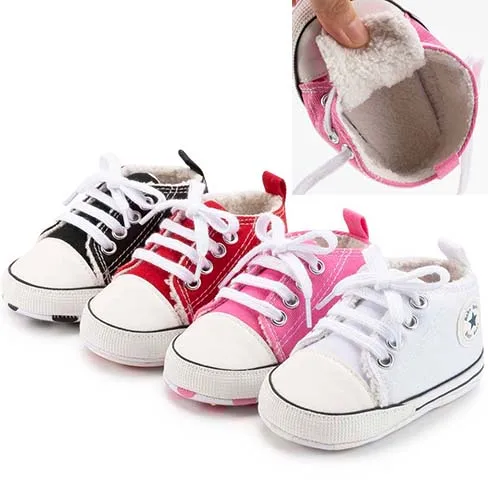 Light Customization Newborn Sneaker Logo Brand OEM/ODM Canvas Infant Unisex Baby Sneaker Shoes