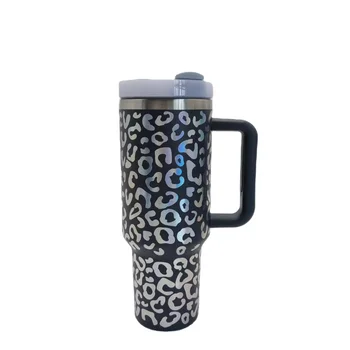 American Style Modern Luxury Thermoses Mugs Quencher Tumbler In Presents For Giveaways H2.0 Print Travel Mug In Business Gifts