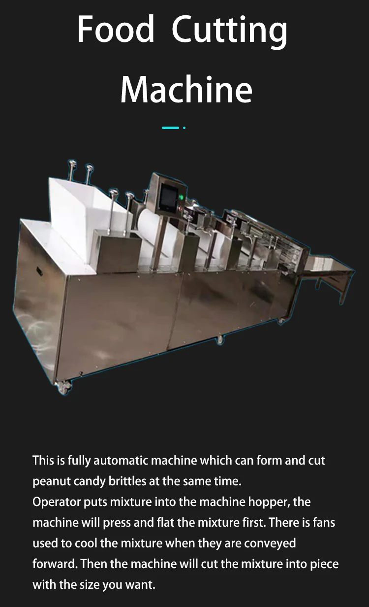 Efficient Easy-Operation Peanut Bar & Rice Cake Biscuit Making Machine Cereal Bar Production Line