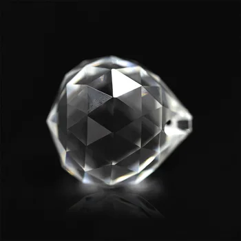 Multiple Colour 40mm/50mm/60mm/70mm/80mmFocusing Sphere Hanging Pendants Prism Faceted Crystal Balls,Crystal Lighting Balls
