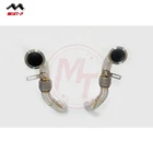 Sus304 MERTOP Catless Downpipe For X5 M F85 X6 M F86 4.4L S63 2015-2018