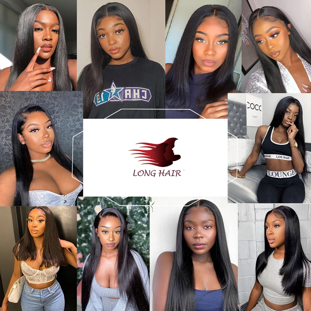 Natural Color Human Hair Bundles With Closure,Brazilian 4x4 5x5 6x6 Hd Transparent Lace Closure,13x4 Straight Lace Frontal