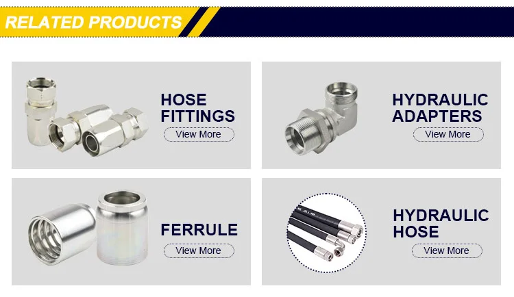 Female hose fittings factory direct supply hydraulic pipe fitting