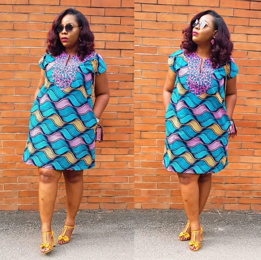 African Dresses Kitenge Dress Women 