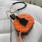 Handbag Cross-border Hot Sale 2021 New Round Handbag Fashion All-match Trend Chain Shoulder Messenger Bag
