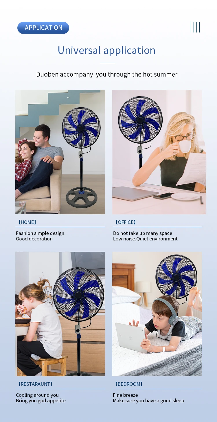 Plastic Stand Fan, 18-Inch, Electric - detail 8