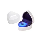 Heart Jewelry Box Heart Shaped LED Pendant Necklace Jewelry Box Small Jewelry Display Gift Box With Light
