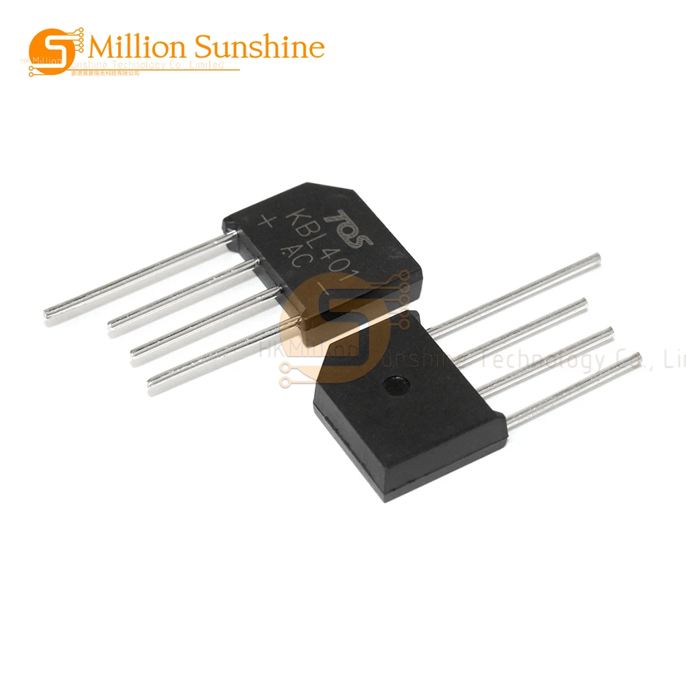 product kbl401 high efficiency 4a 100v kbl bridge rectifier low forward voltage drop for power supplies chargers ics product category-0