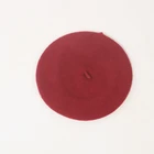 French Factory Manufacture Various Wool Sale Wholesale French Cute Bow-knot Beret Hat For Children