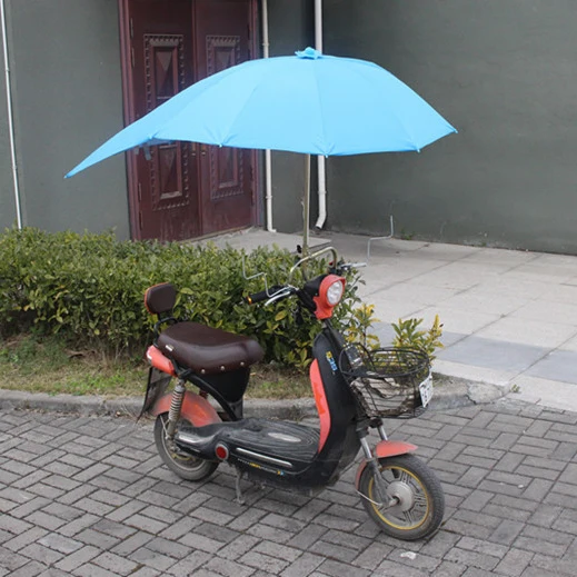 WXL417 Custom Advertising Umbrellas Electric Bike Sun Protection Canopy Awning Electric Motorcycle Sunshade Umbrella