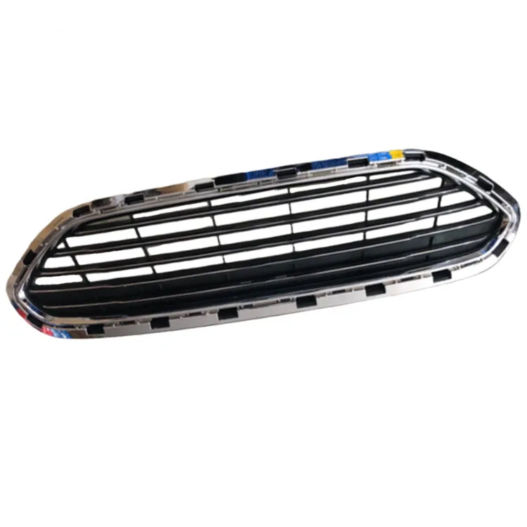 High Quality Car Accessories OEM D2BZ-17B968-AA Large Stock CENTER GRILLE Chromed Strips and Frame for Ford Fiesta AMERICAN details