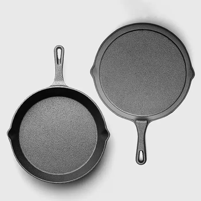High Quality Multifunction 10 Inch Cast Iron Pan Frying Pan Cookware For Outdoor