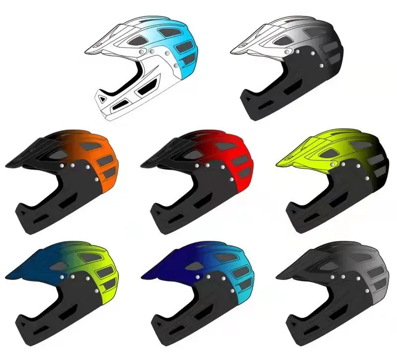 custom painted street bike helmets