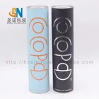 Custom Wine Glass Round Tube Packaging With Tin Top Custom Glass Packaging Tube With Dome Lid